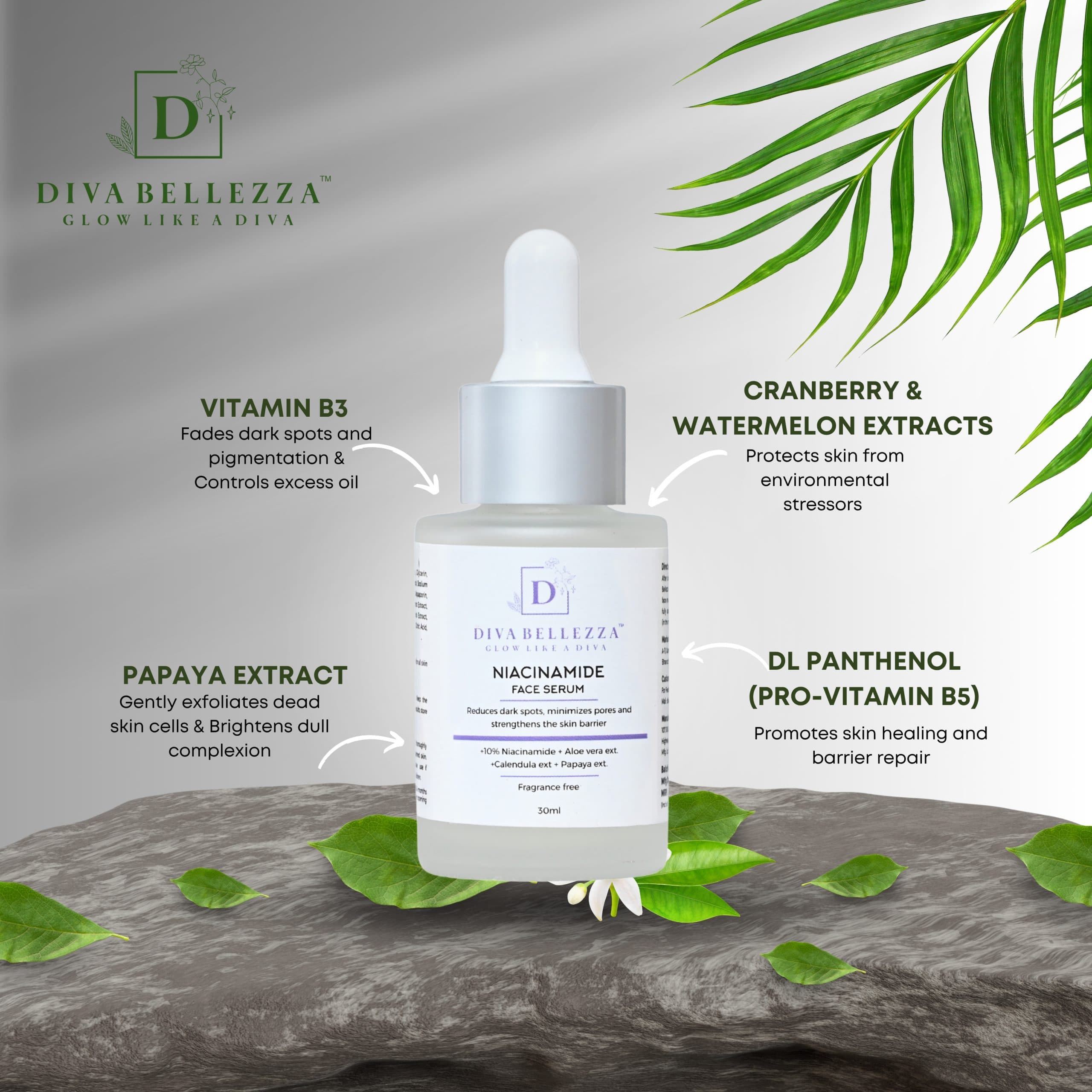 Diva Bellezza Niacinamide Face Serum - Buy in Uganda | Kampala, Entebbe | Pink Haven Beauty Store